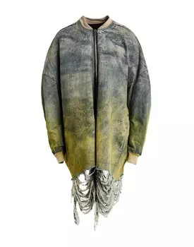 Пуховик Rick Owens, синий