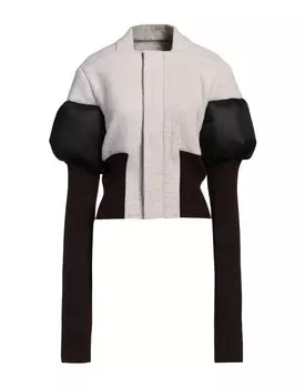 Пуховик Rick Owens, светло-серый
