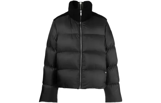Пуховик Rick Owens X RICK OWENS Co-brand, унисекс, черный Moncler
