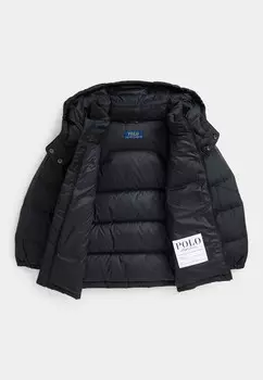 Пуховик RIPSTOP DOWN HOODED JACKET Ralph Lauren, черный