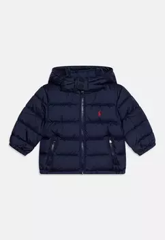 Пуховик RIPSTOP HOODED DOWN JACKET Ralph Lauren, темно-синий