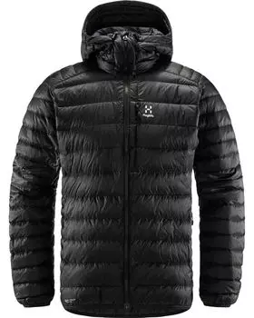 Пуховик Roc с капюшоном Haglfs, черный