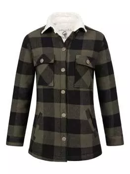 Пуховик Rock Creek, темно-зеленый