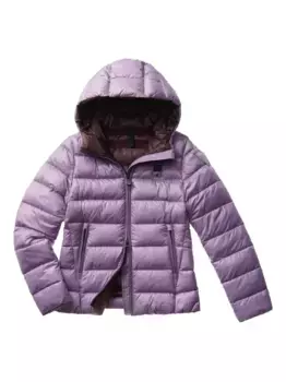 Пуховик с капюшоном Blauer, фиолетовый