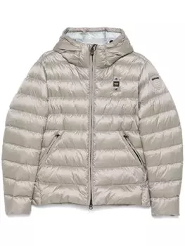 Пуховик с капюшоном Blauer, серый