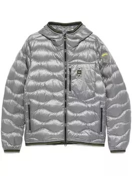 Пуховик с капюшоном Blauer, серый