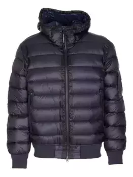 Пуховик с капюшоном C.P. Company, синий
