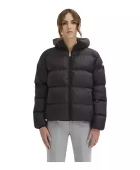 Пуховик с капюшоном Centogrammi, черный