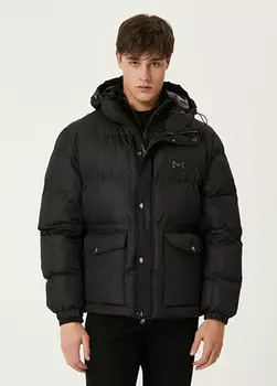 Пуховик с капюшоном Dolce&Gabbana, черный