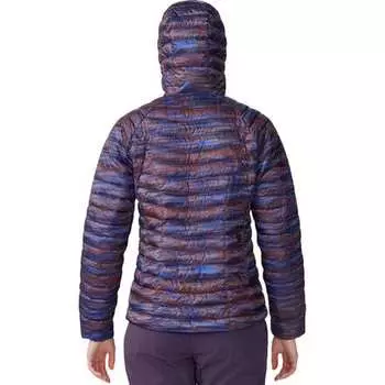 Пуховик с капюшоном Ghost Whisperer 2 — женский Mountain Hardwear, цвет Blurple Frequency Print