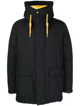 Пуховик с капюшоном Herno, черный