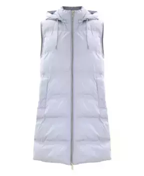 Пуховик с капюшоном и карманами Kocca, белый