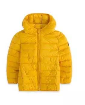 Пуховик с капюшоном и застежкой-молнией Canada House, желтый