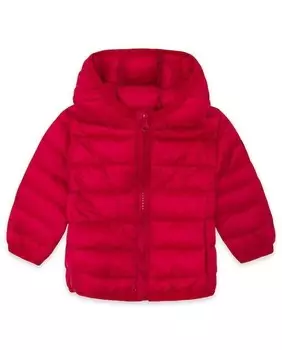 Пуховик с капюшоном и застежкой-молнией Canada House, красный