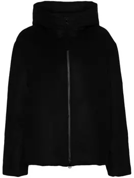 Пуховик с капюшоном Liska, черный