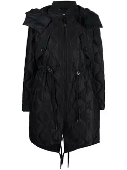 Пуховик с капюшоном Mackage, черный