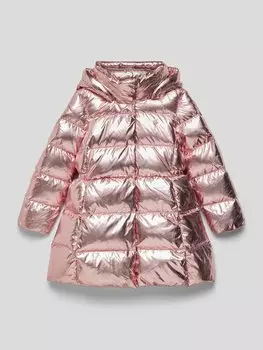 Пуховик с капюшоном модель 'CELIA' Polo Ralph Lauren Kids, светло-розовый