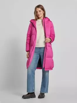 Пуховик с капюшоном модель 'MIllYS' YAS, розовый
