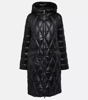 Пуховик с капюшоном MONCLER, черный