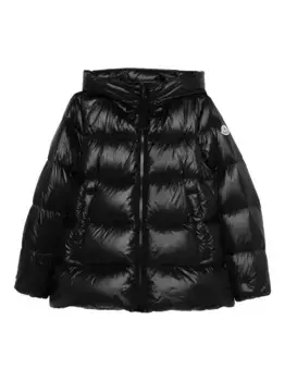 Пуховик с капюшоном MONCLER, черный