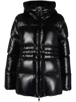 Пуховик с капюшоном MONCLER, черный