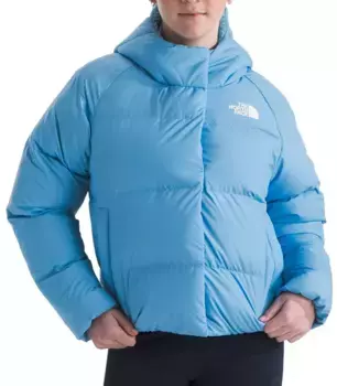 Пуховик с капюшоном North Face для девочек The North Face, цвет Dark Cornflower
