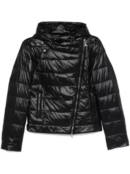 Пуховик с капюшоном Patrizia Pepe, черный