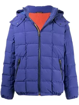 Пуховик с капюшоном Paul Smith, синий