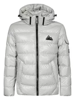 Пуховик с капюшоном Point Zero, серый