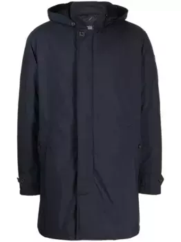 Пуховик с капюшоном POLO RALPH LAUREN, синий