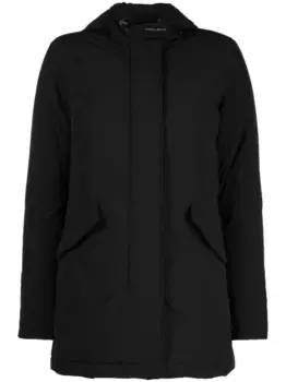 Пуховик с капюшоном WOOLRICH, черный