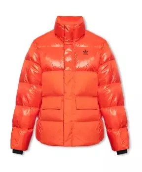 Пуховик с логотипом Adidas Originals, красный