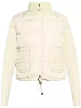 Пуховик с логотипом MONCLER, нейтральный