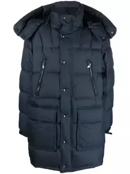 Пуховик с нашивкой-логотипом POLO RALPH LAUREN, синий