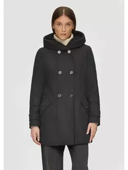 Пуховик s.Oliver Outdoor-Mantel langarm, черный