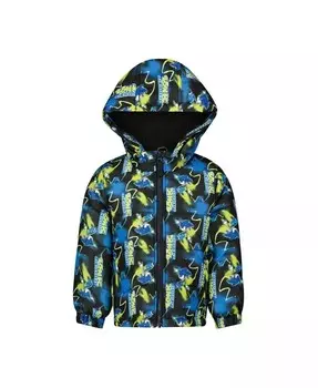 Пуховик с принтом для мальчиков-малышей Sega Sonic The Hedgehog, черный