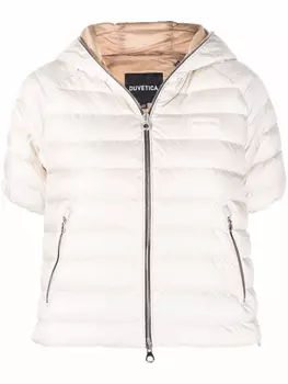 Пуховик с рукавами три четверти Duvetica, нейтральный