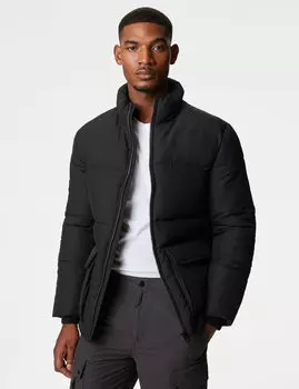 Пуховик с технологией Thermowarmth Marks & Spencer, черный