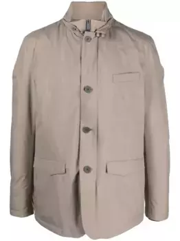 Пуховик с воротником-воронкой Herno, нейтральный