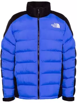 Пуховик с вышитым логотипом The North Face, синий