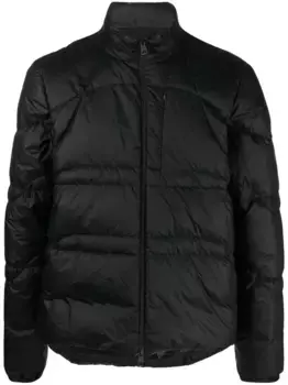 Пуховик с высоким воротником MONCLER, черный