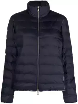 Пуховик с высоким воротником POLO RALPH LAUREN, синий