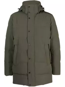 Пуховик Save the Sea Paul & Shark, зеленый