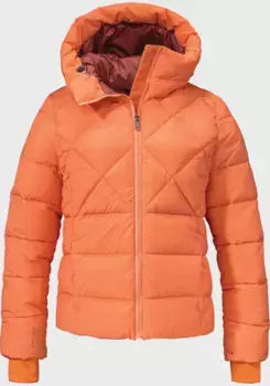 Пуховик Schffel "Ins Jacket Boston L", с капюшоном, цвет 5310 - Orange