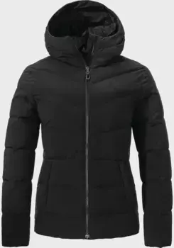 Пуховик Schffel "Urban Down Jacket Style Vindave WMS", с капюшоном, черный