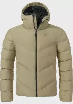 Пуховик Schffel "Urban Ins Jacket Style Lodos MNS", с капюшоном, цвет 4725 - Braun