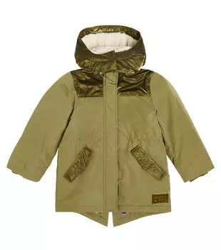Пуховик Scotch & Soda Kids, зеленый