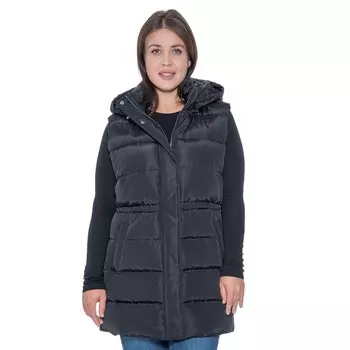 Пуховик Sebby Collection больших размеров, черный