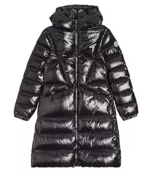 Пуховик селенга Moncler Enfant, черный