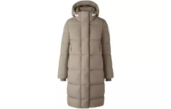 Пуховик серии PASTELS женский, лаймово-серые Canada Goose, лаймово-серый
